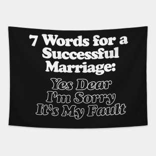 7 Words for a Successful Marriage Tapestry