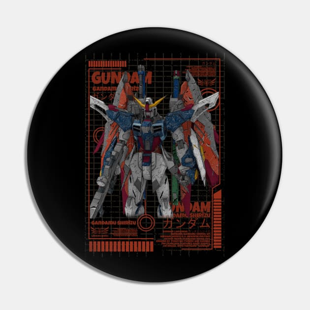 ZGMF-X42S Destiny Gundam Pin by gblackid