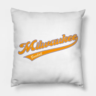 Milwaukee Baseball Pillow