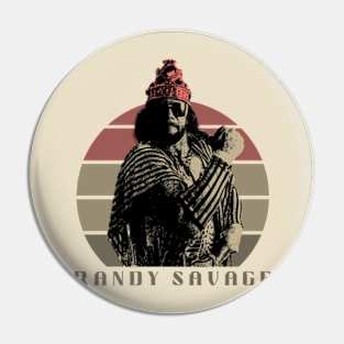 randy savage vintage Pin