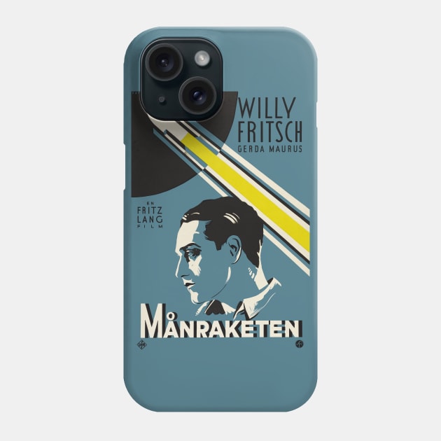 Woman In The Moon (1929) Phone Case by MondoWarhola