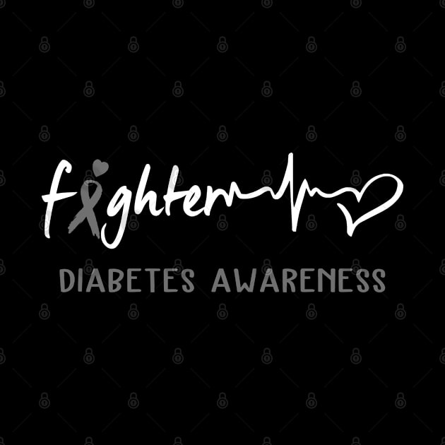 Diabetes Awareness Support Diabetes Fighter Gifts by ThePassion99