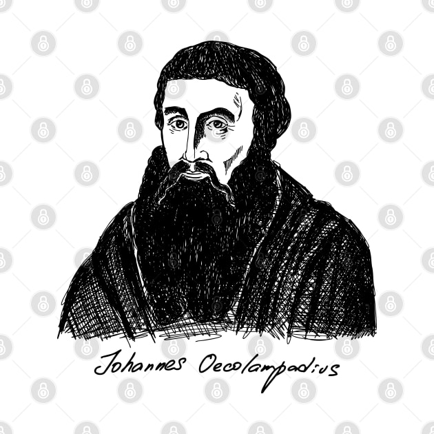 Johannes Oecolampadius. Christian figure. by Reformer