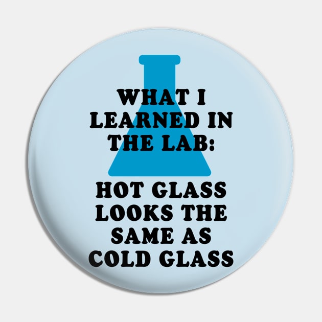 Chemistry Lab Glass Pin by oddmatter