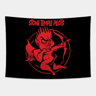 cupid red stp Tapestry