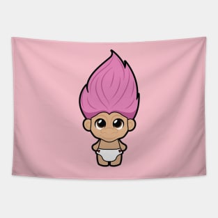 Baby Troll Tooniefied Tapestry