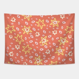 Fun Star Design Tapestry