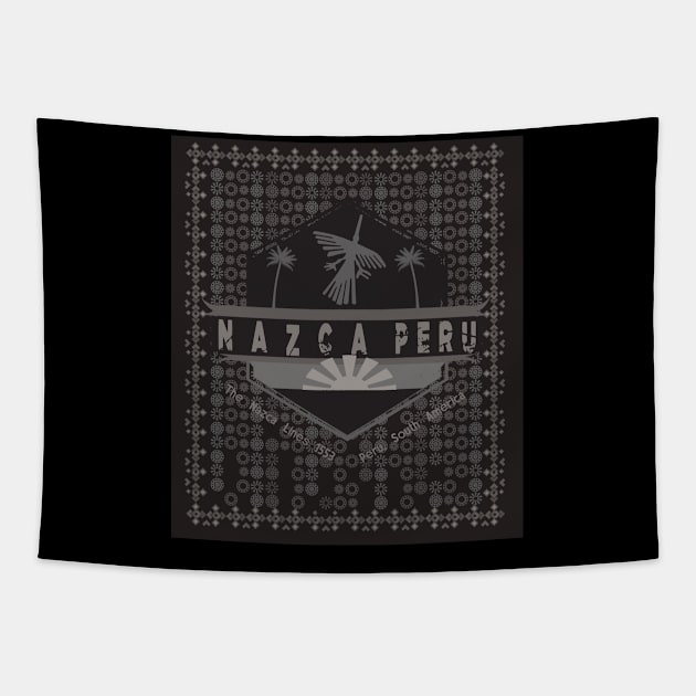 Nazca Peru Tapestry by mypointink