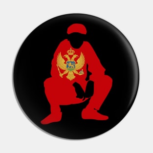 Montenegro slav squat Pin