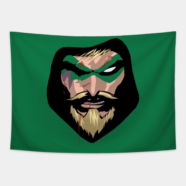 the emerald archer Tapestry by k4k7uz