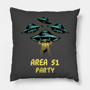 Area 51 Party Design Pillow
