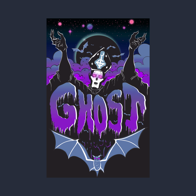 Ghost Band Poster by MajesticFatPony