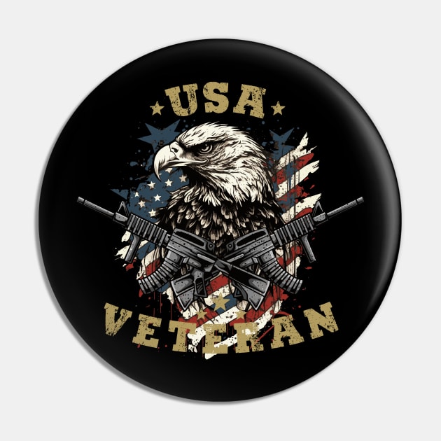 USA Army Veteran Pin by Wintrly