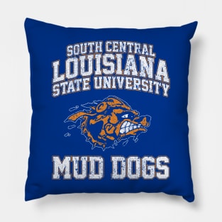 SCLSU Mud Dogs Football Pillow