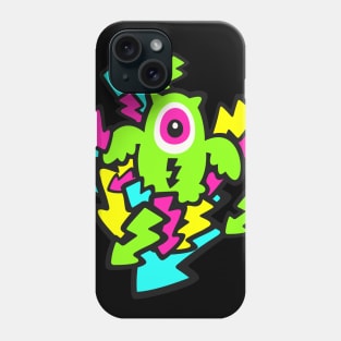 Neon Alien Mutant Owl Phone Case