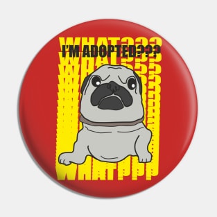 Mr Pug: i'am adopted Pin