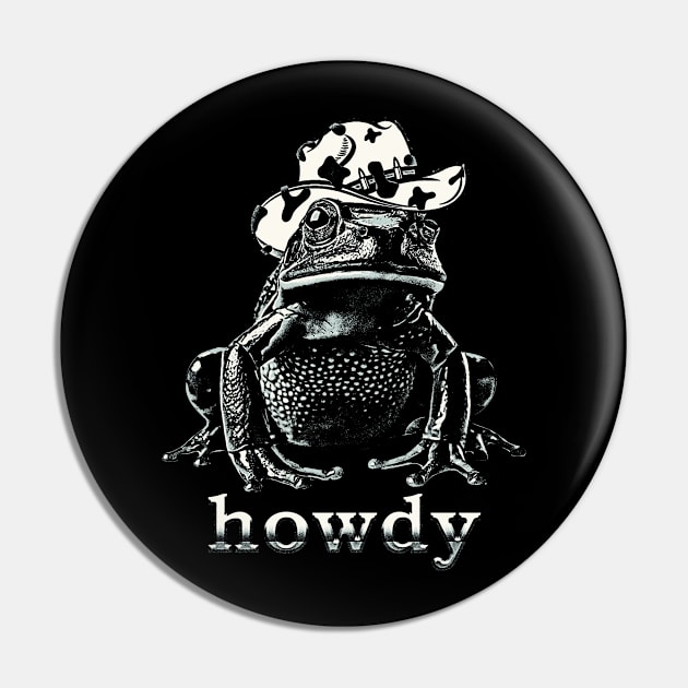 Howdy Frog Dalmatian Hat Pin by jawiqonata