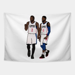 Kawhi Leonard x Paul George NBA LA Clippers Tapestry