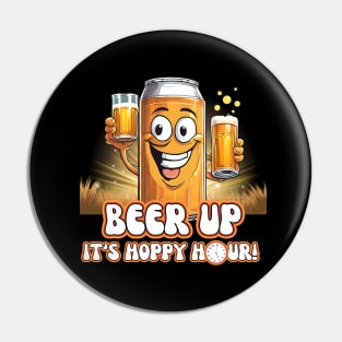 Beer Up It's Hoppy Hour! Pin