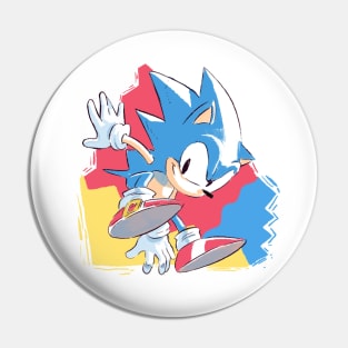 the blue blur Pin