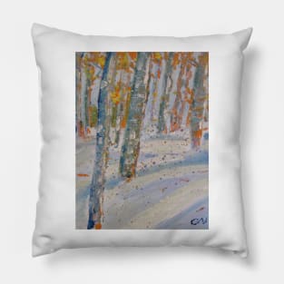 Frozen Autumn Pillow