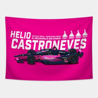 Helio Castroneves 2021 Indy Winner v2 Tapestry