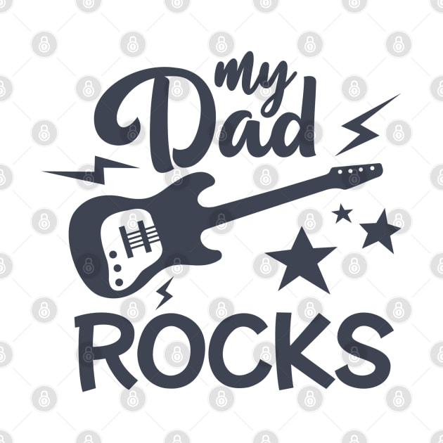 My Dad Rocks by hallyupunch