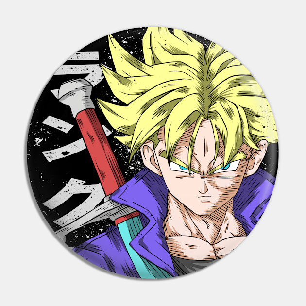 Train Insaiyan Super Saiyan Future Trunks saiyan armor Pin for