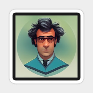 Male scientist | Comics Style Magnet