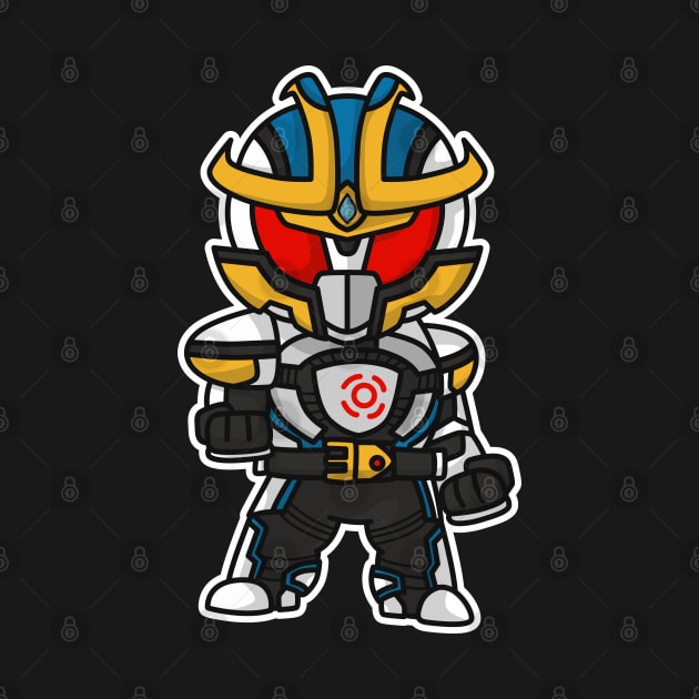 Kamen Rider IXA Chibi Kawaii Style by The Toku Verse