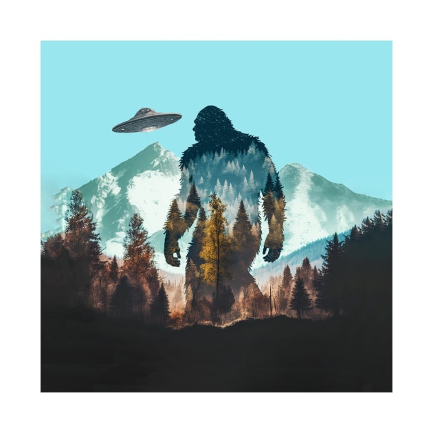 Sasquatch Bigfoot UFO by candiscamera