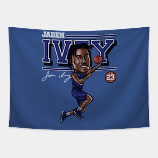 Jaden Ivey Detroit Cartoon Tapestry