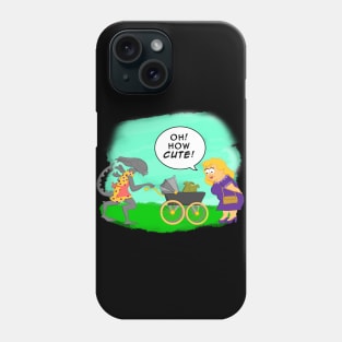 Alien in the Park Phone Case