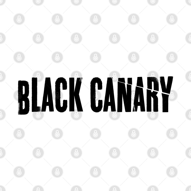 Black Canary Band (black logo) by starcitysirens