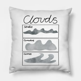 Cloud Types Pillow