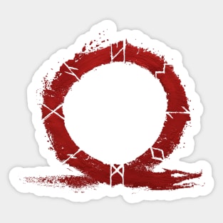 Spartan Rage - God Of War 4 - Sticker