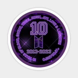 10 Years with BTS Magnet