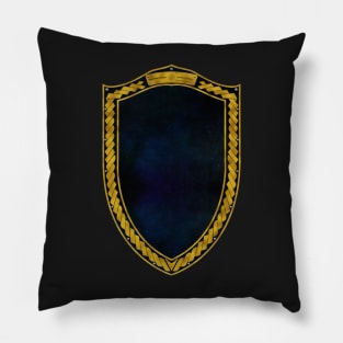 Spaaaace Shield Gold Pillow