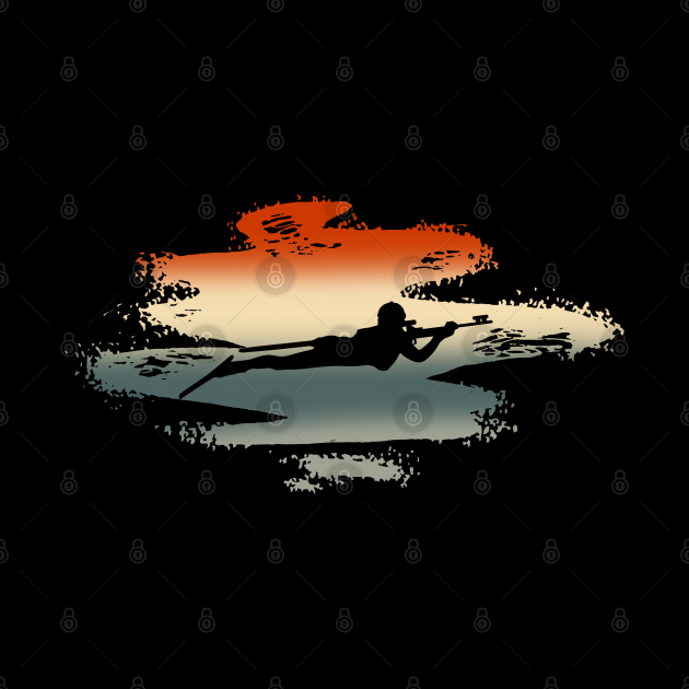 Vintage Biathlon Rifle Shooting Skiing Gift - Biathlon ...