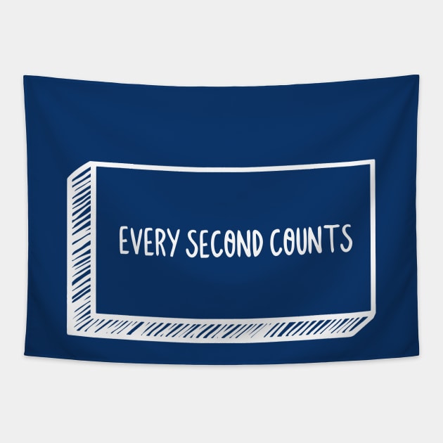 Every Second Counts Tapestry by Yue