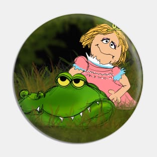 Never Smile at a Crocodile Muppet Show inspired illustration Pin