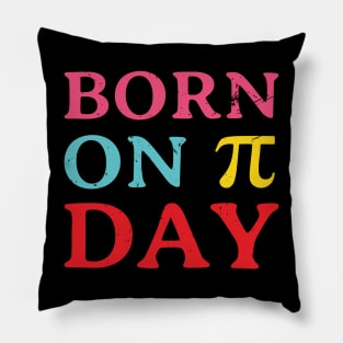 Happy Pi Day Mathematic Math Teacher Gifts Leopard Rainbow Pillow