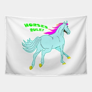 Horses Rule Tapestry