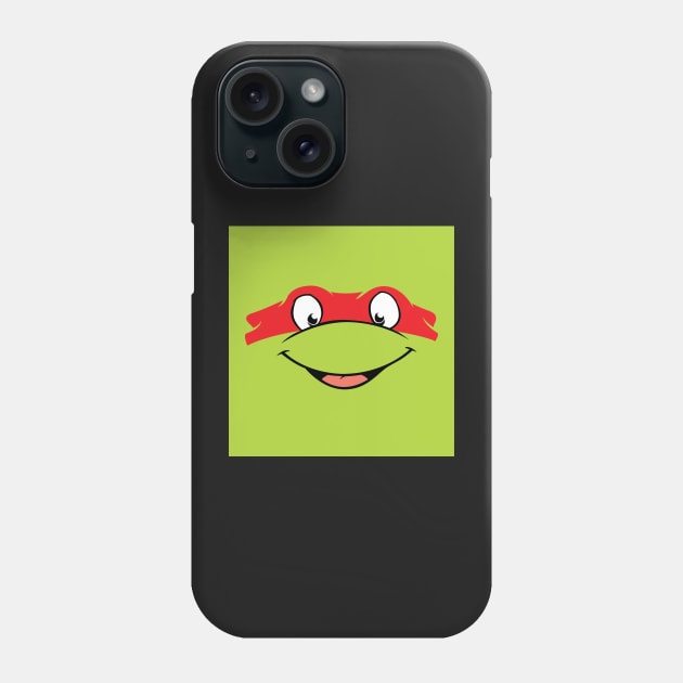 Raphael TMNT Mask Design, Artwork, Vector, Graphic Phone Case by xcsdesign