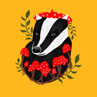 Beret Badger T-Shirt