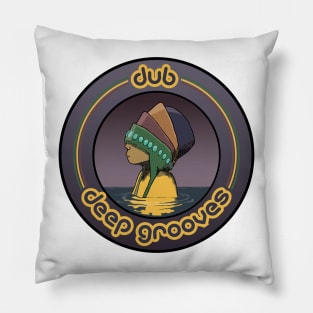 dub deep grooves Pillow