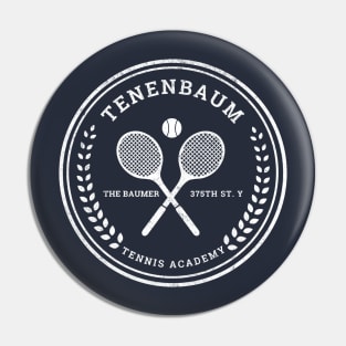 Tenenbaum Tennis Academy - modern vintage logo Pin