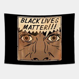 BLACK LIVES MATTER!!! vintage retro comics pop art style original art Tapestry