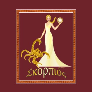 Horoscope Goddesses-Scorpio T-Shirt