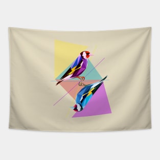 Low Poly Birds Tapestry